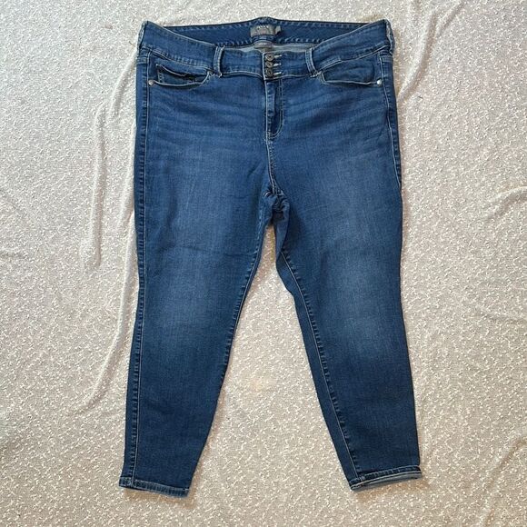 TORRID Jeggings Skinny Super Soft High-Rise Jeans 22 Short - Picture 2 of 7